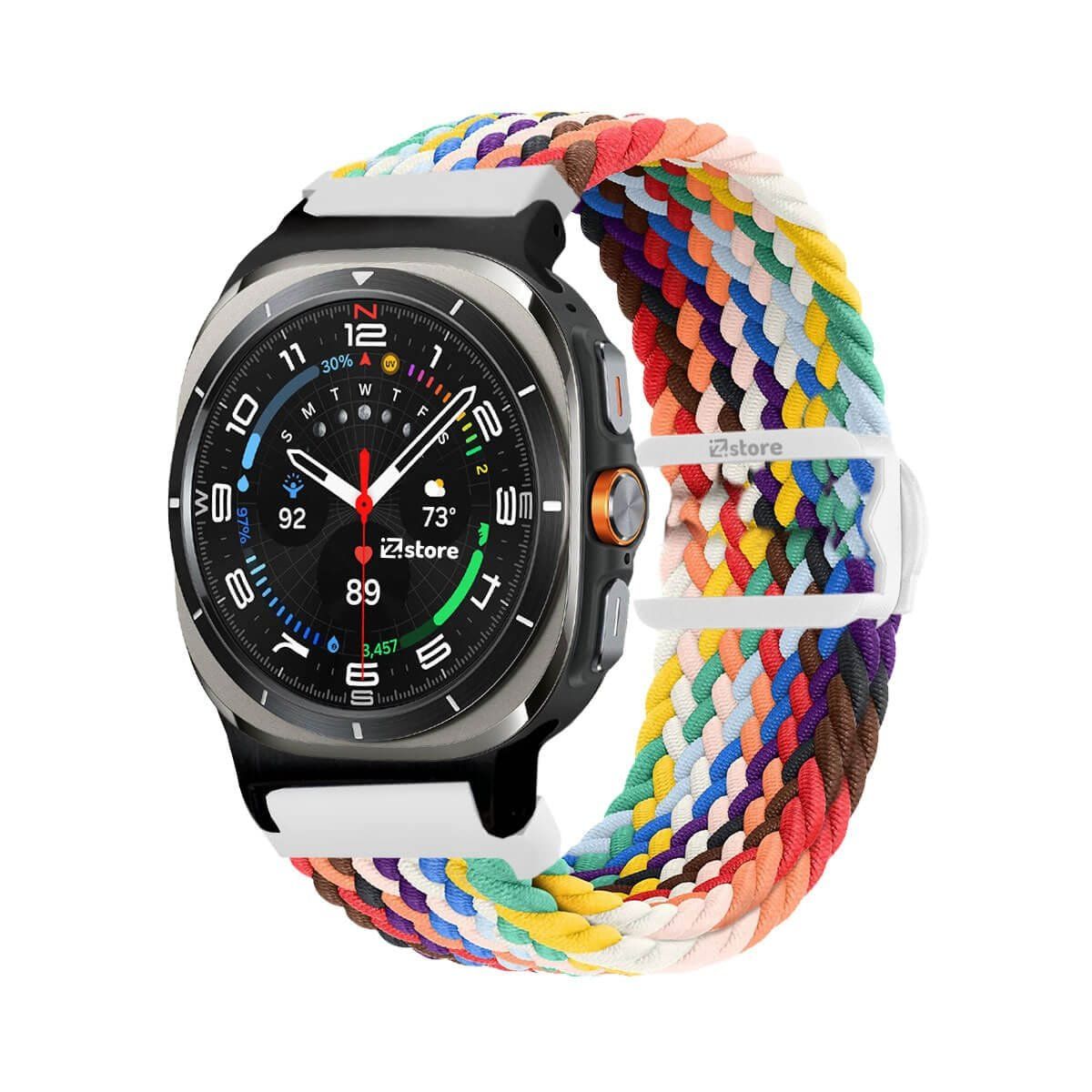 GENERICO - Correa de Nylon Para Samsung Galaxy Watch Ultra Multicolor