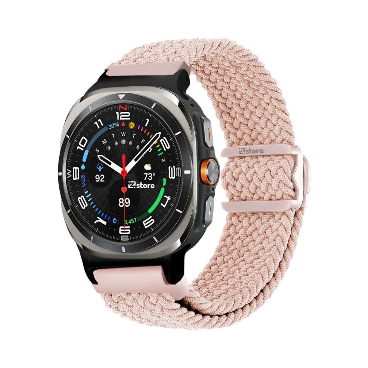 GENERICO - Correa de Nylon Para Samsung Galaxy Watch Ultra Rosa