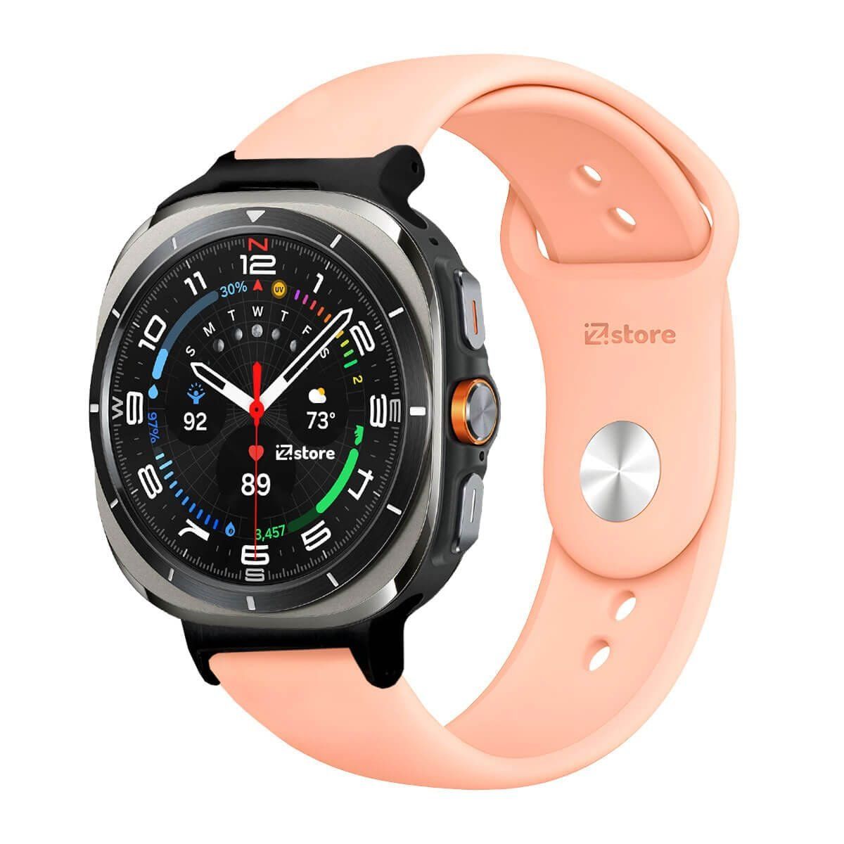 GENERICO - Correa Silicona Para Samsung Galaxy Watch Ultra Broche Melon