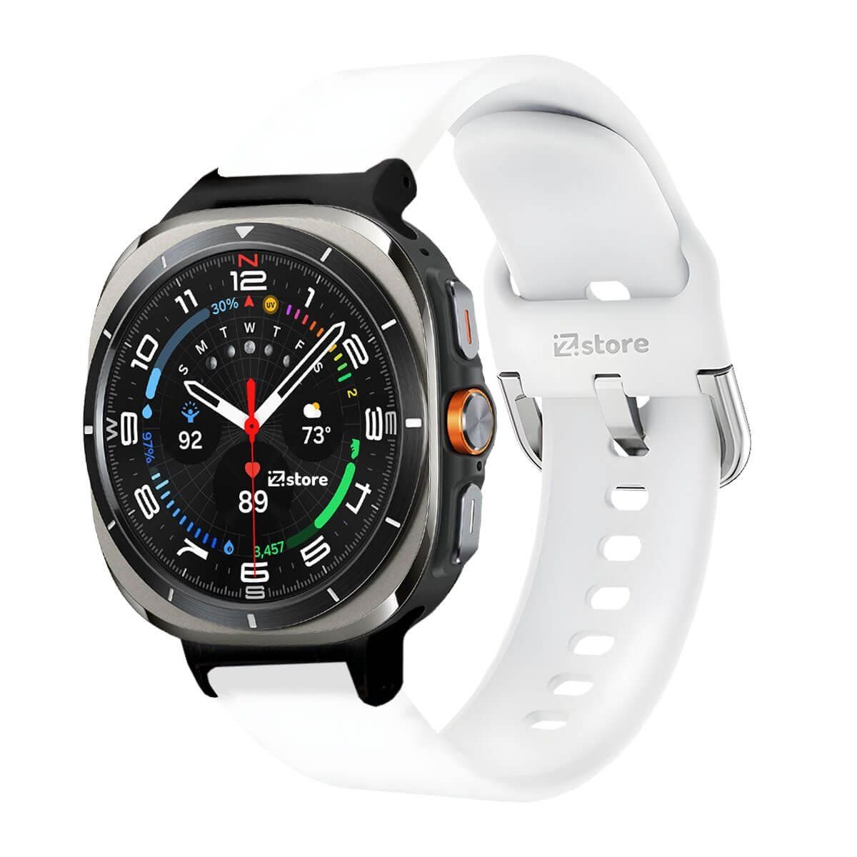 GENERICO - Correa Para Samsung Galaxy Watch Ultra Hebilla Blanco