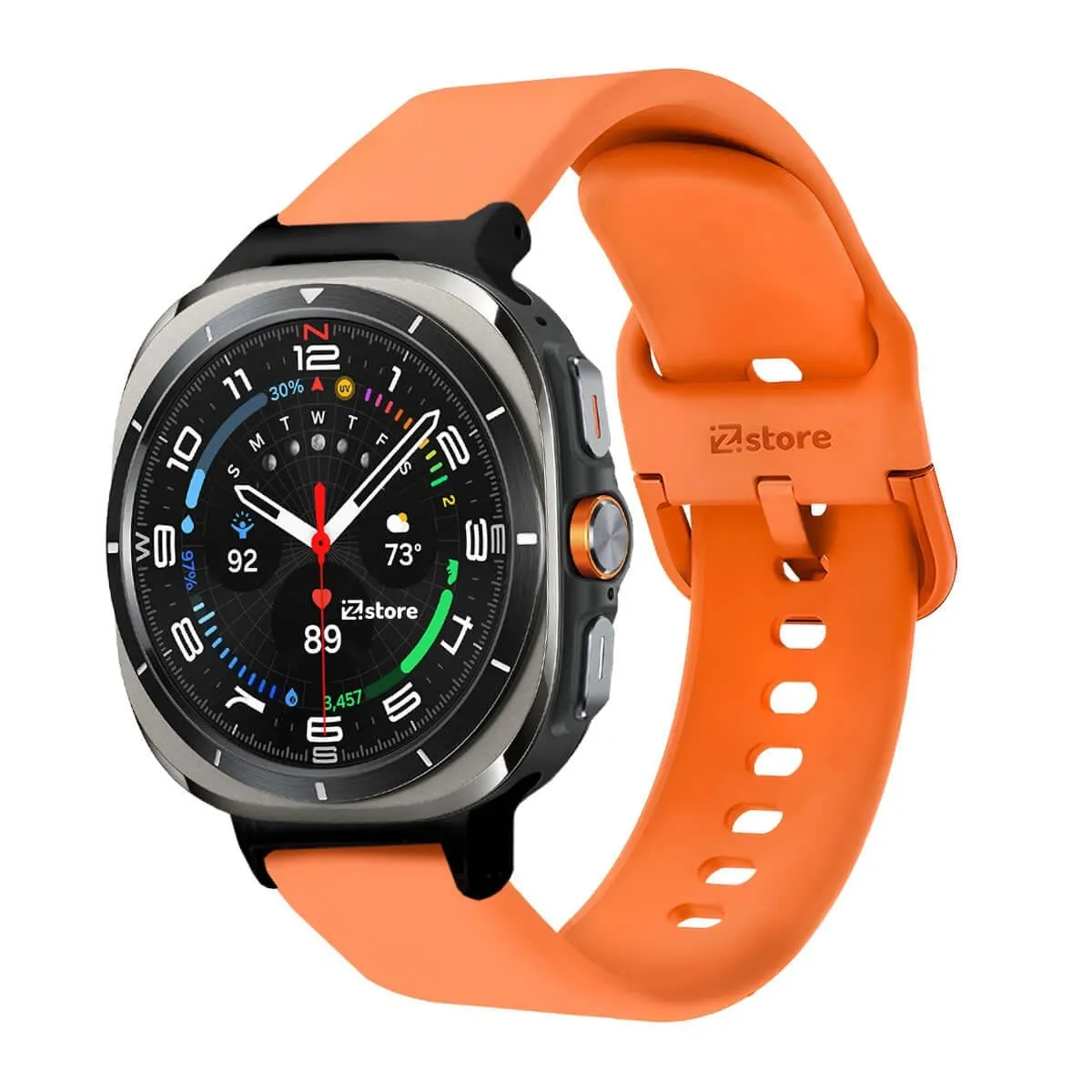 GENERICO - Correa Para Samsung Galaxy Watch Ultra Hebilla Naranja