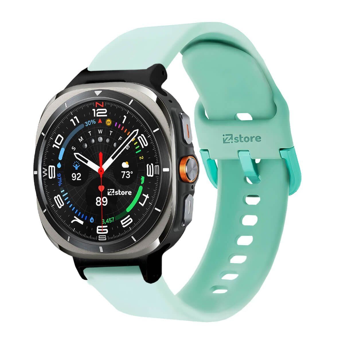 GENERICO - Correa Para Samsung Galaxy Watch Ultra Hebilla Verde Esmeralda