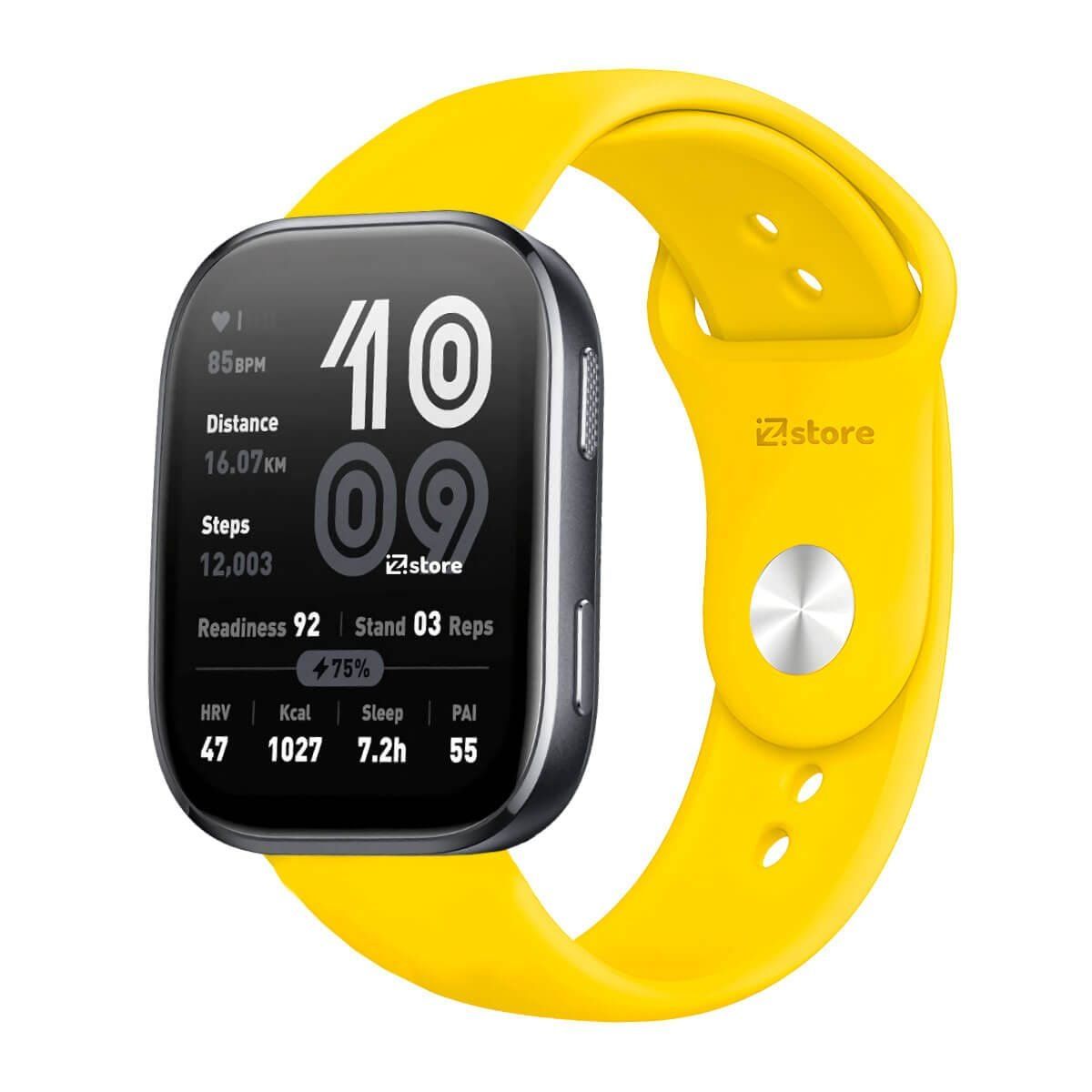 GENERICO - Correa Silicona Para Amazfit Bip 6 Broche Amarillo