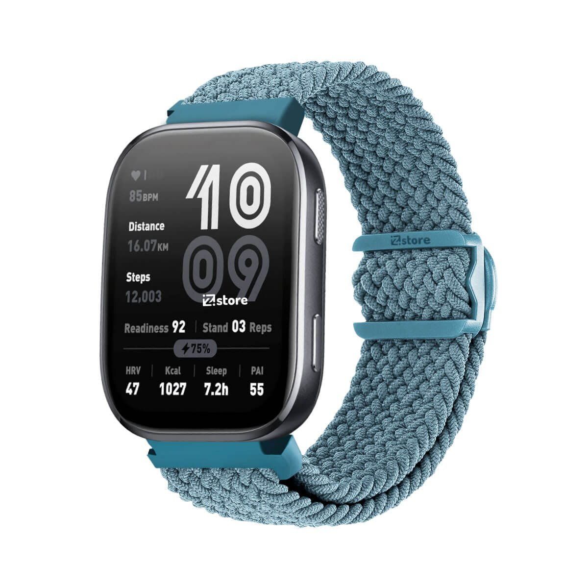 GENERICO - Correa de Nylon Para Amazfit Bip 6 Broche PVC Celeste