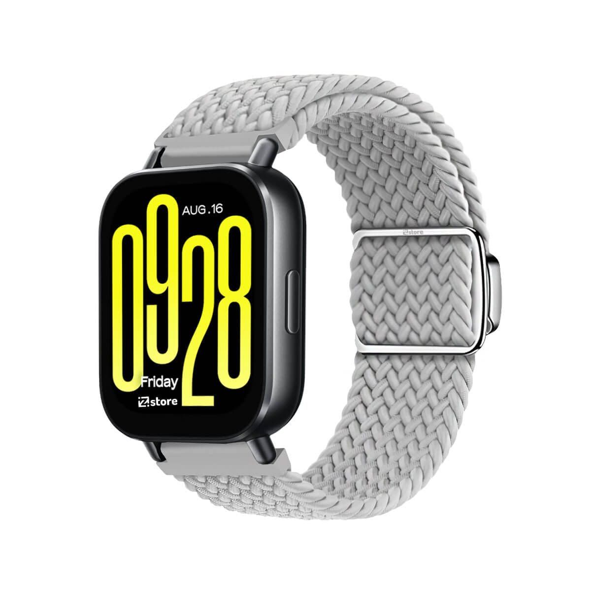 GENERICO - Correa de Nylon Para Redmi Watch 5 Active con Broche Magnético gris claro