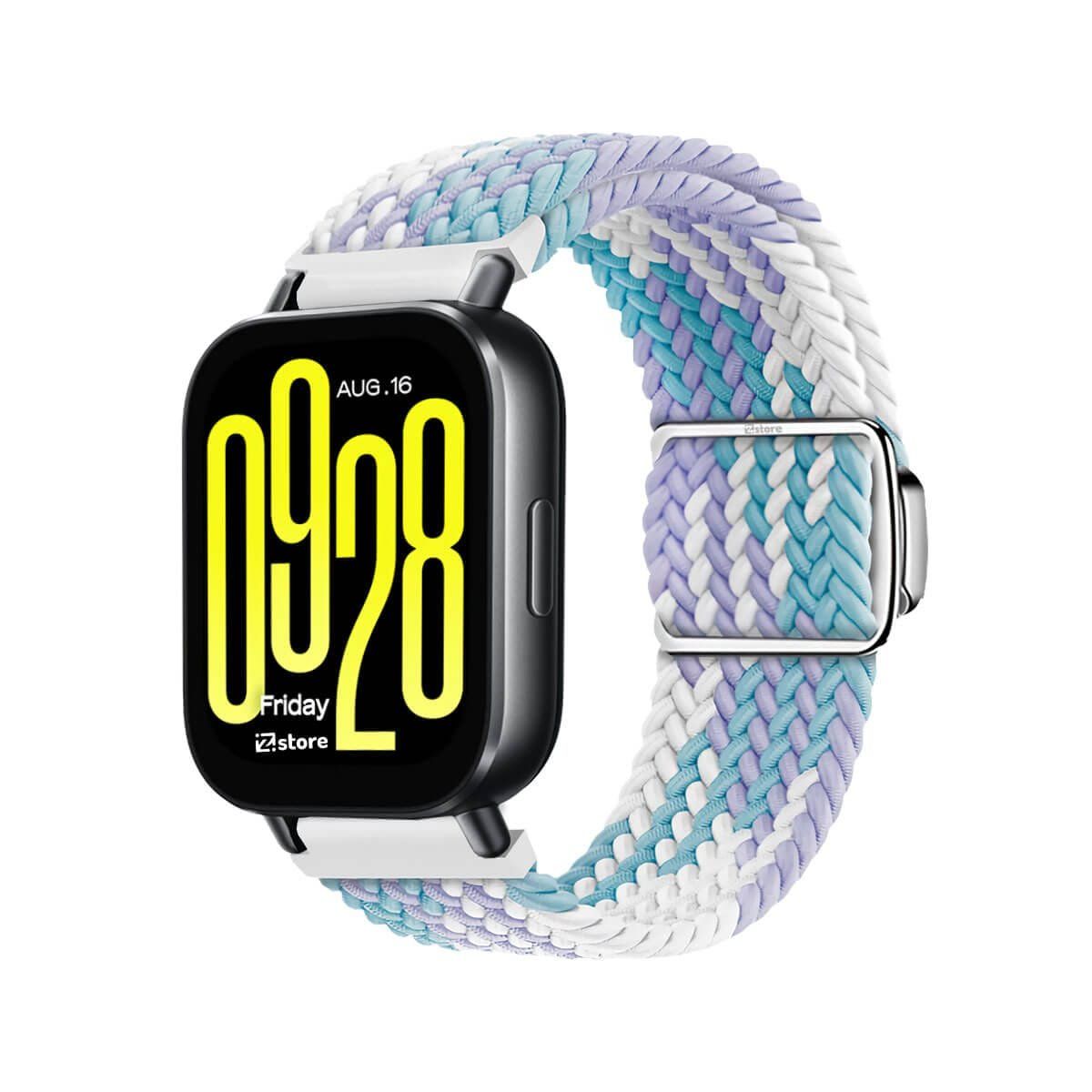 GENERICO - Correa de Nylon Para Redmi Watch 5 Active con Broche Magnético lila tricolor