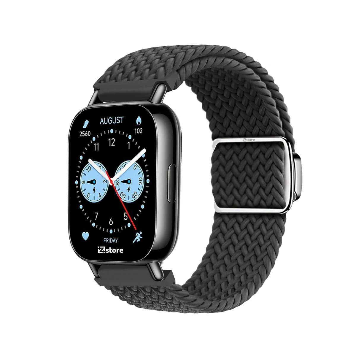 GENERICO - Correa de Nylon Para Redmi Watch 5 Lite con Broche Magnético gris oscuro