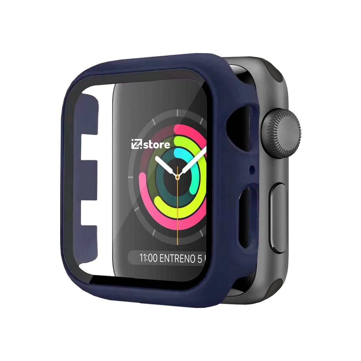 GENERICO - Case Protector Para Apple Watch Serie 1-10 38mm Azul Oscuro