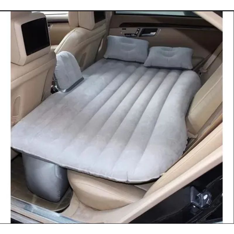 GENERICO - Colchon Inflable para Auto gris