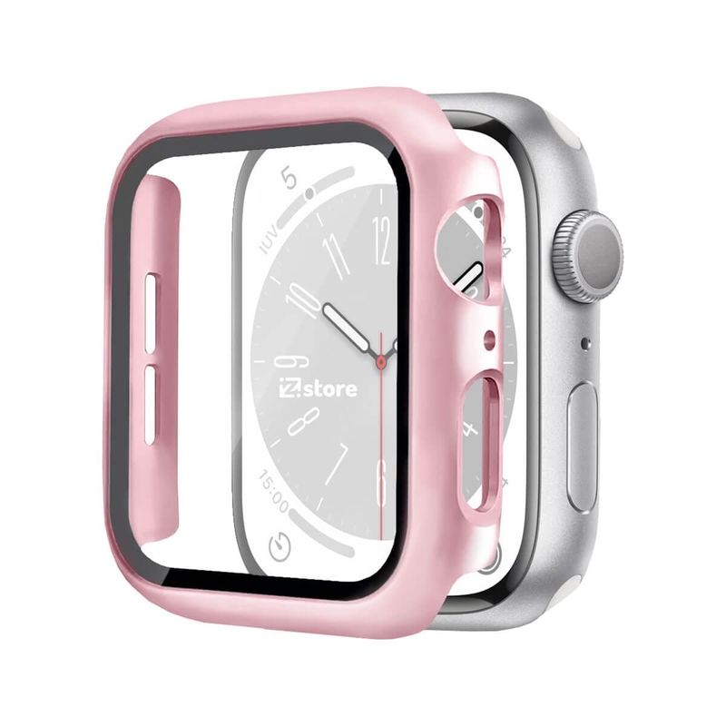GENERICO - Case Protector Para Apple Watch Serie 1-10 44mm Rosado