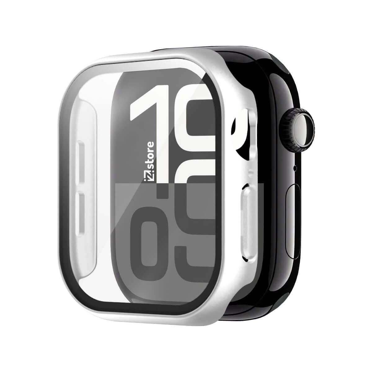 GENERICO - Case Protector Para Apple Watch Serie 1-10 S10-42mm Silver