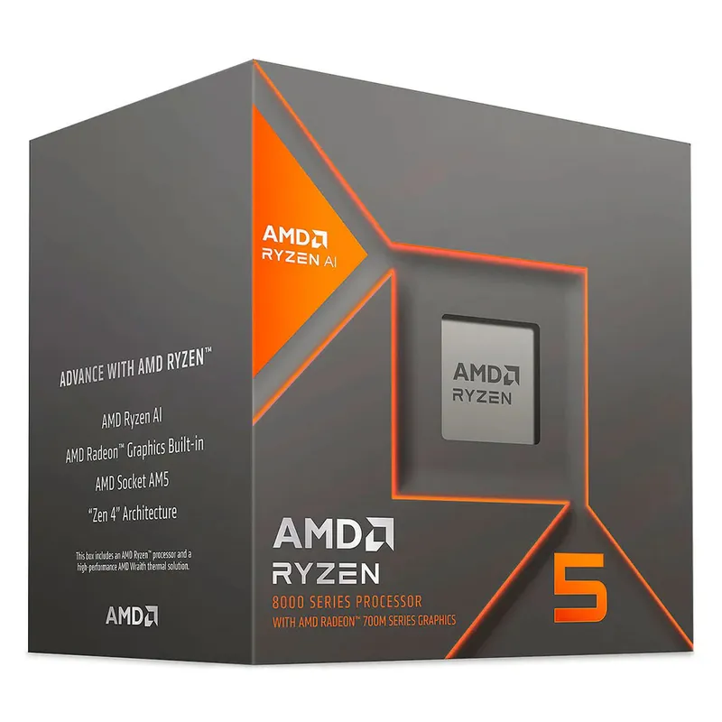 AMD - PROCESADOR AMD RYZEN 5 8600G 16MB L3 CACHE 6 CORES