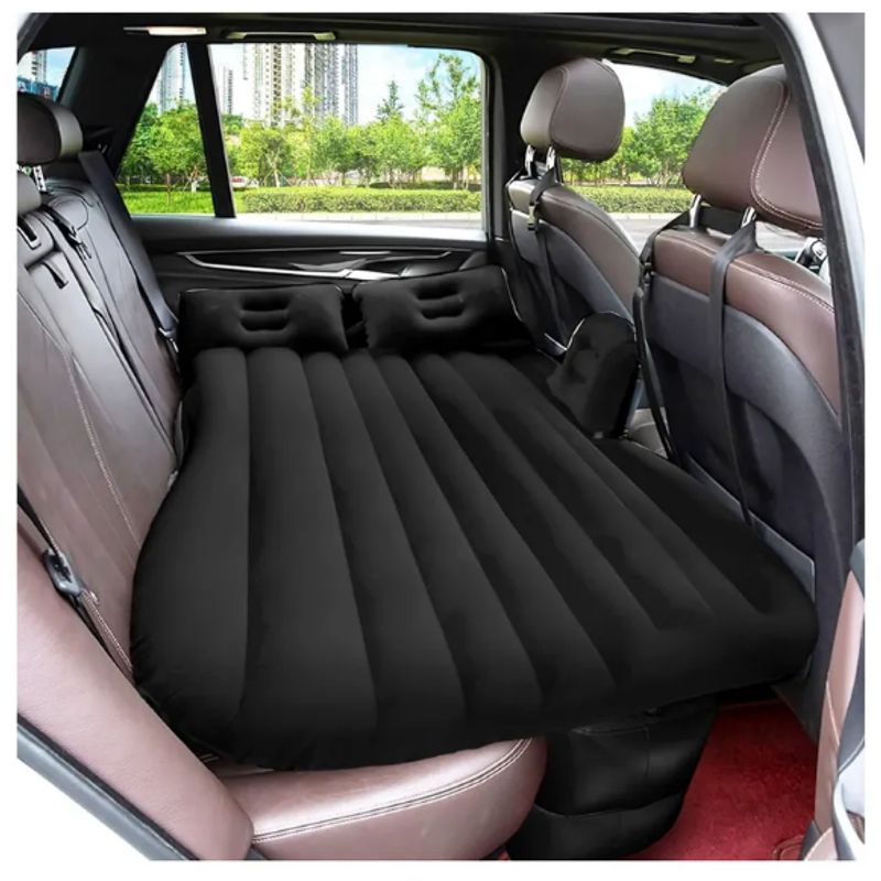 GENERICO - Colchon Inflable para Auto negro