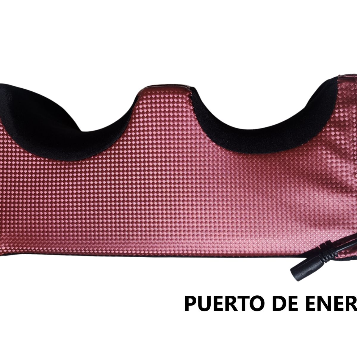 GENERICO - Masajeador de pies con 2 cabezales - ROJO