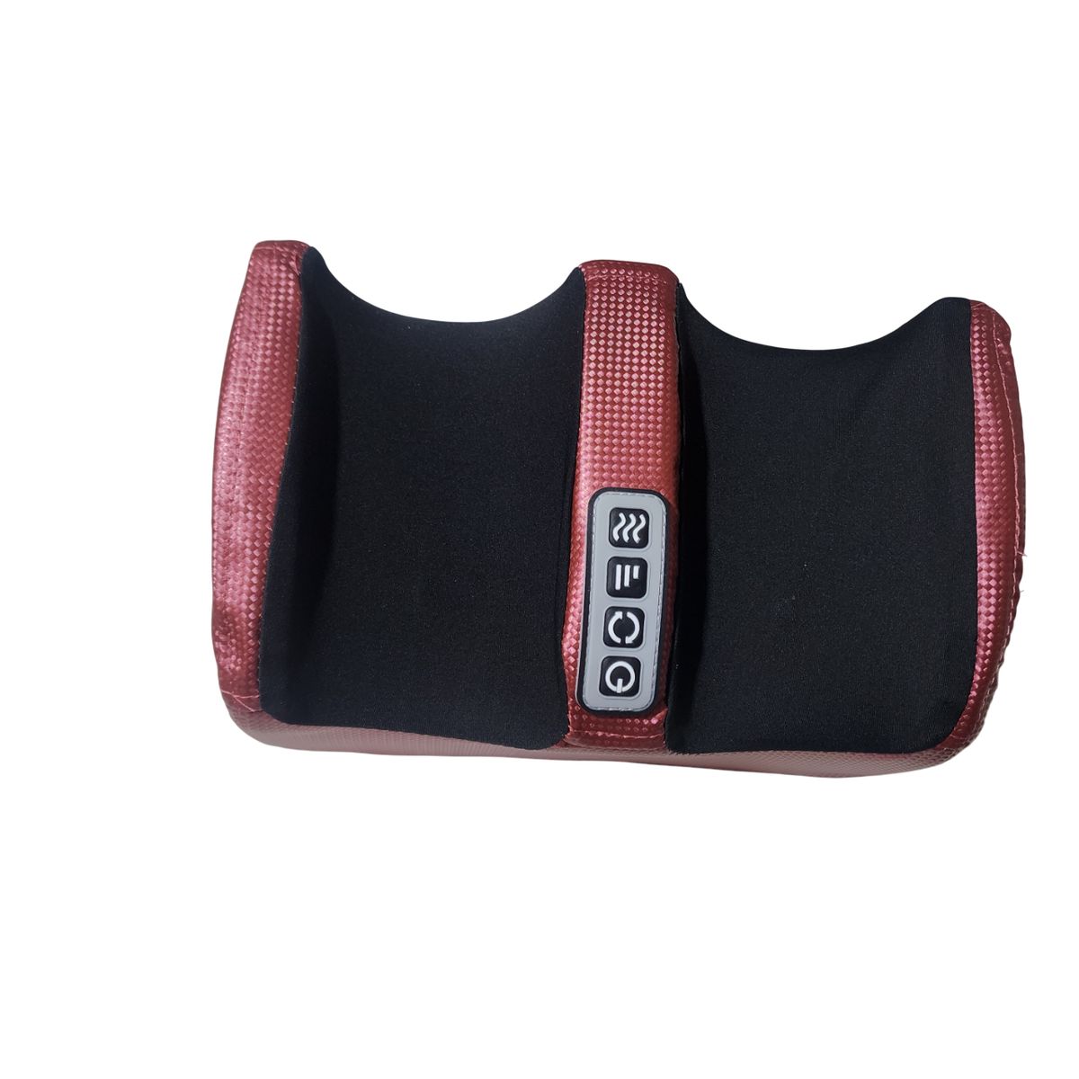 GENERICO - Masajeador de pies con 2 cabezales - ROJO