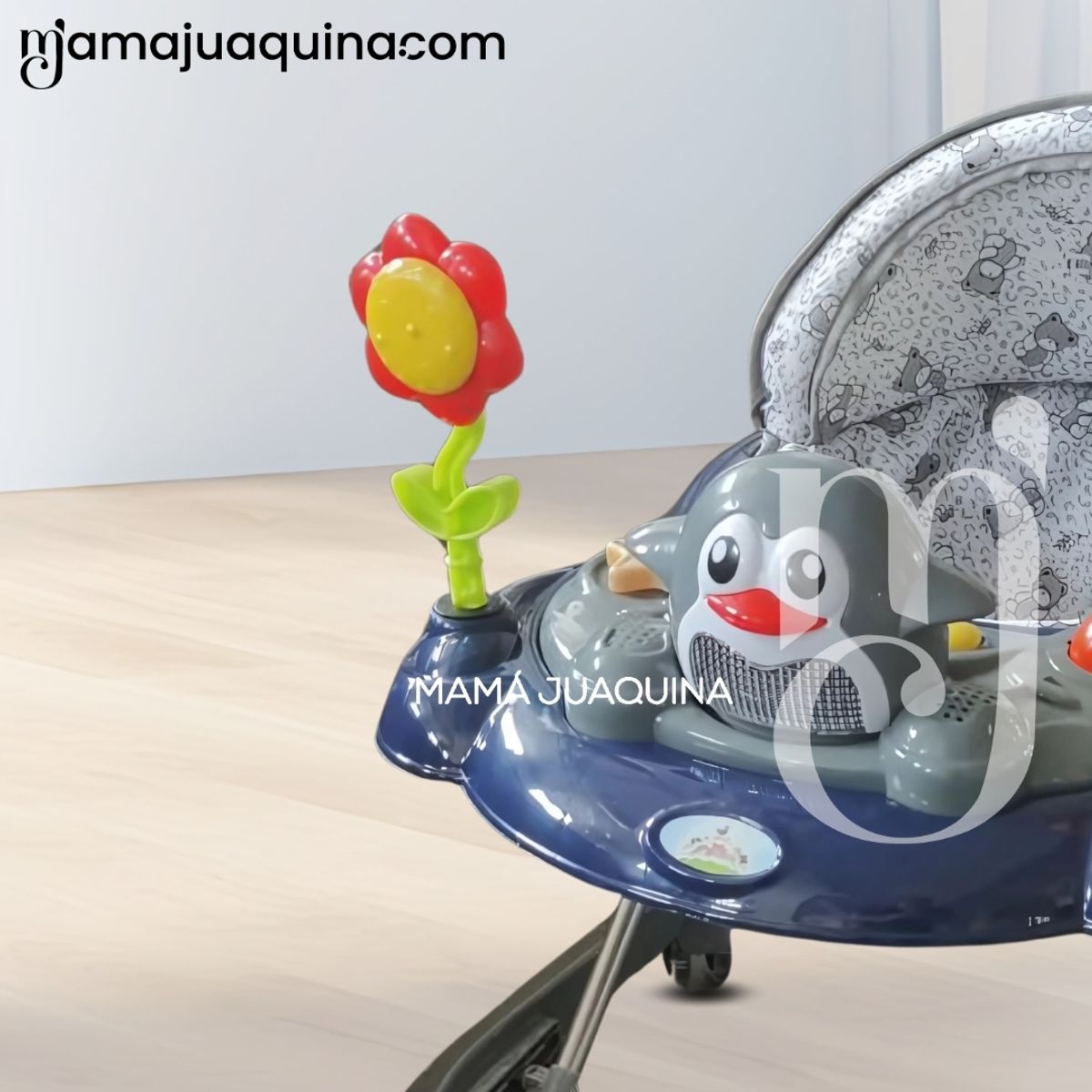 Baby - Andador Musical con Bluetooth «HAPPY PENGUIN II» Gray