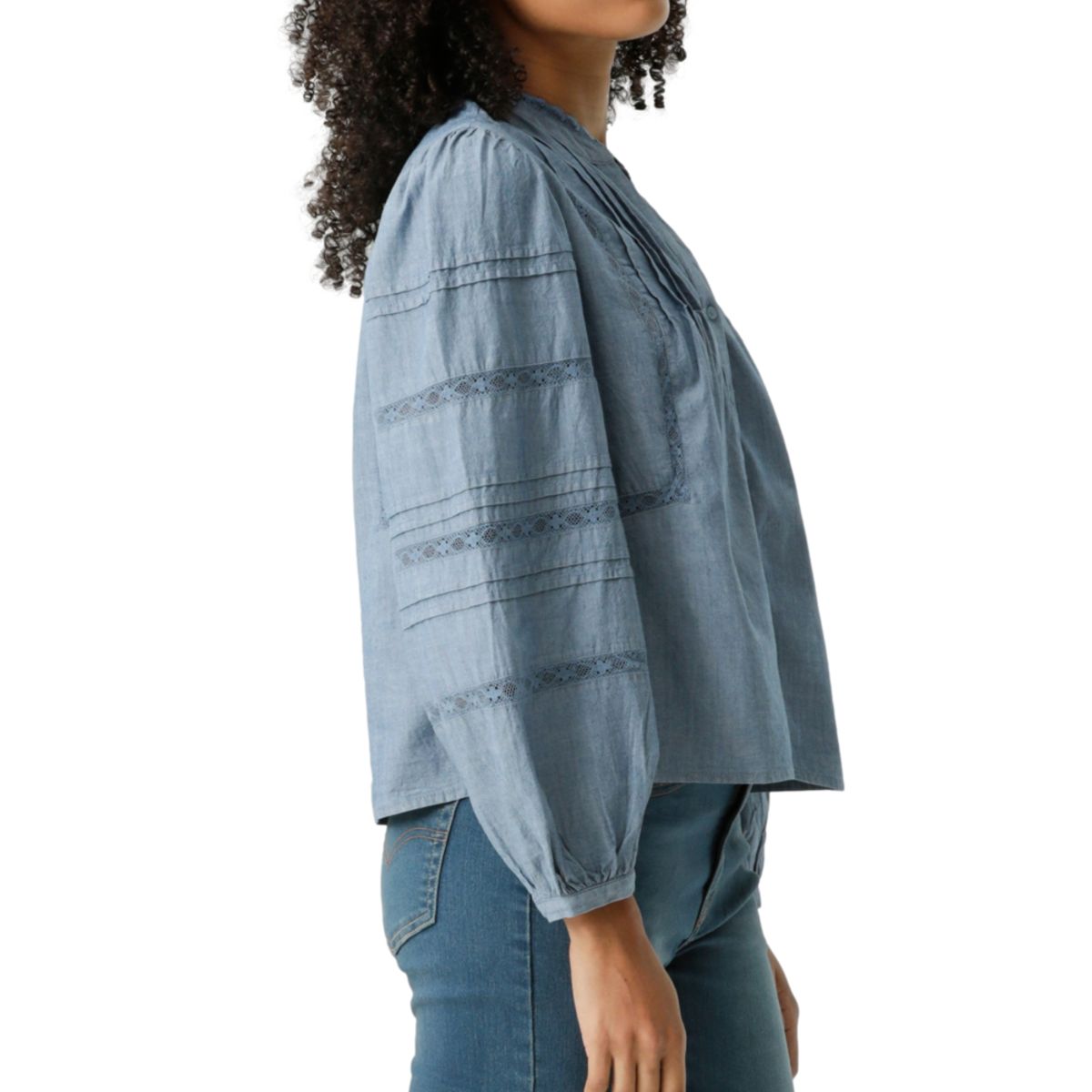 LEVIS - Blusa Mujer Mandy Blouse Azul Levis