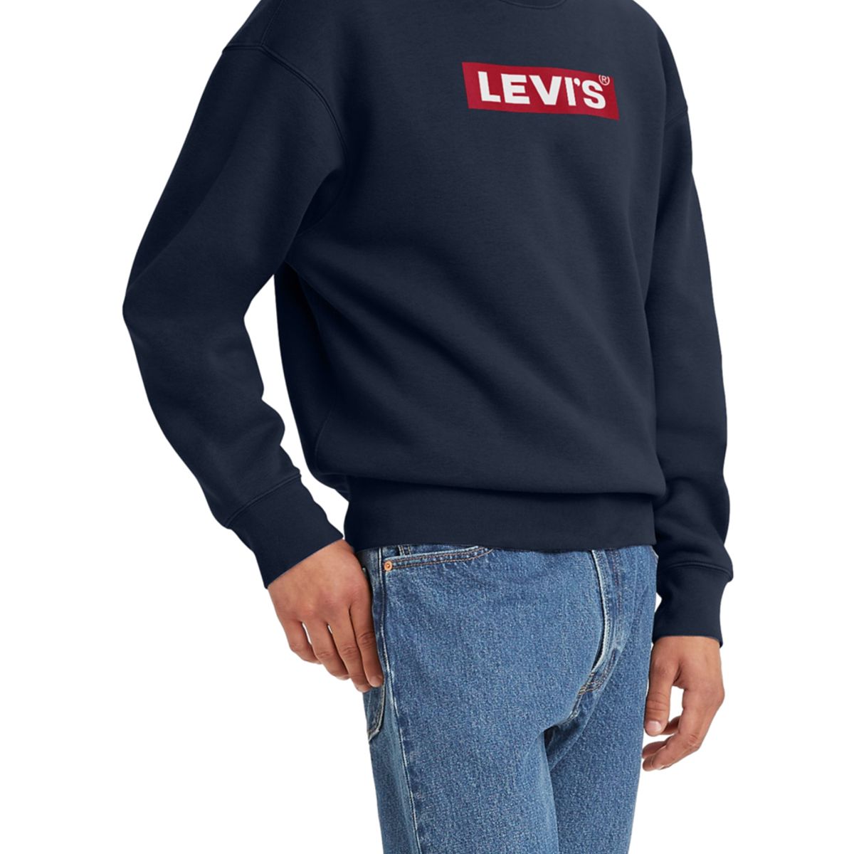 LEVIS - Polerón Hombre Relaxed fit Azul Levis