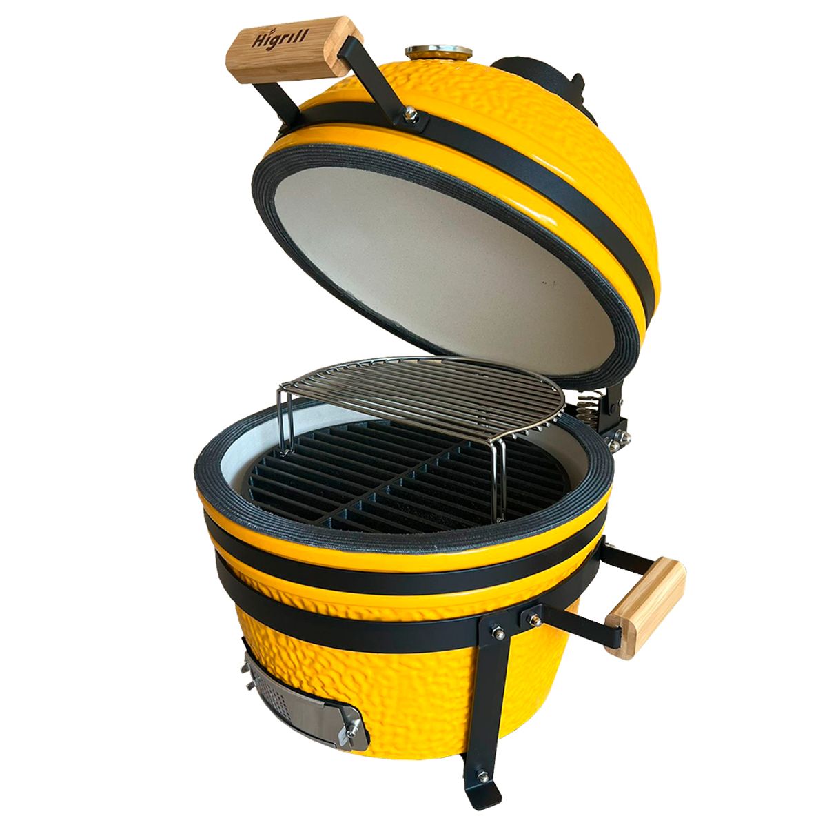 HIGRILL - Kamado 16 Pulgadas Higrill Parrilla Multifuncional Amarillo