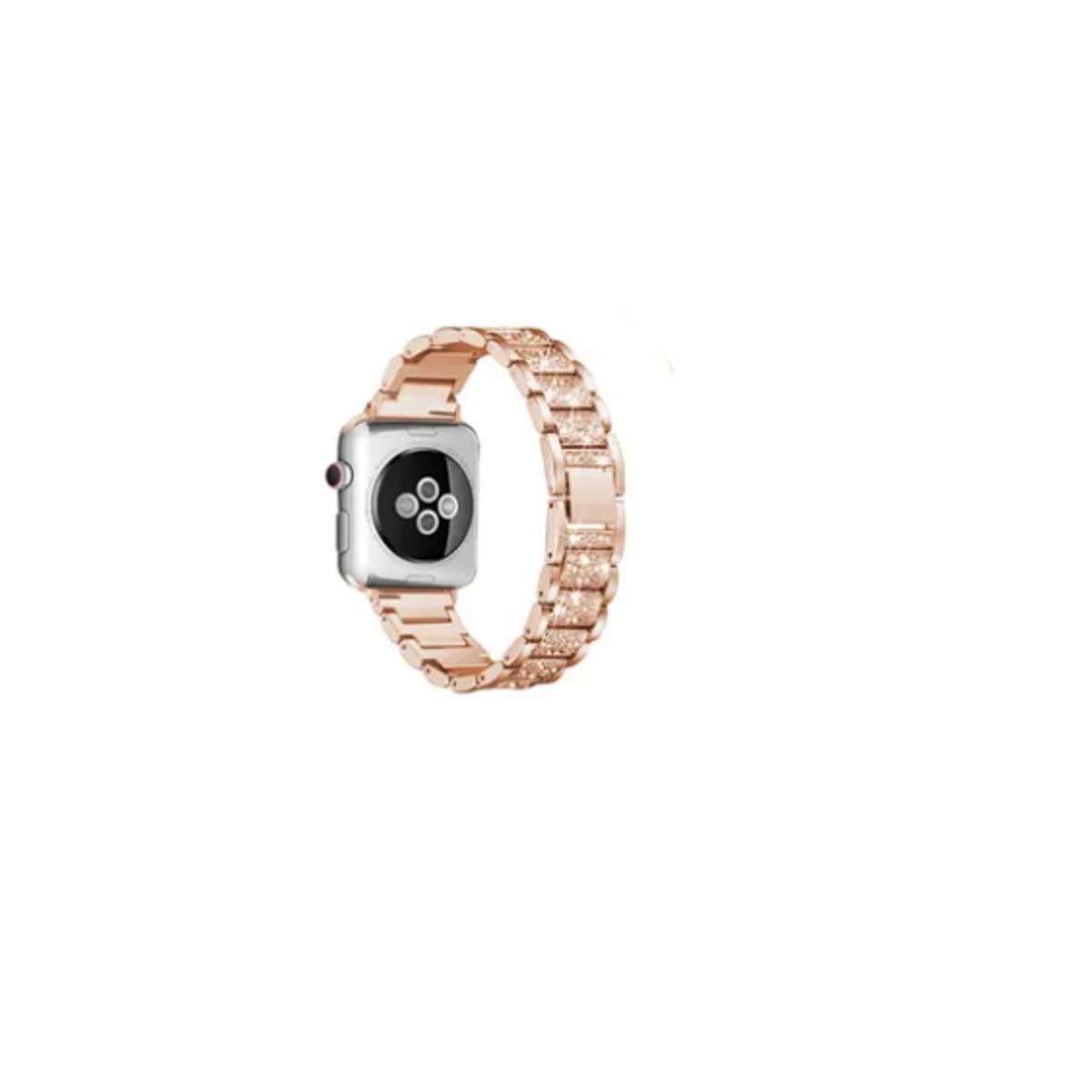 GENERICO - Correa Acero Brillante RICE Para Apple Watch 42mm - BRONCE