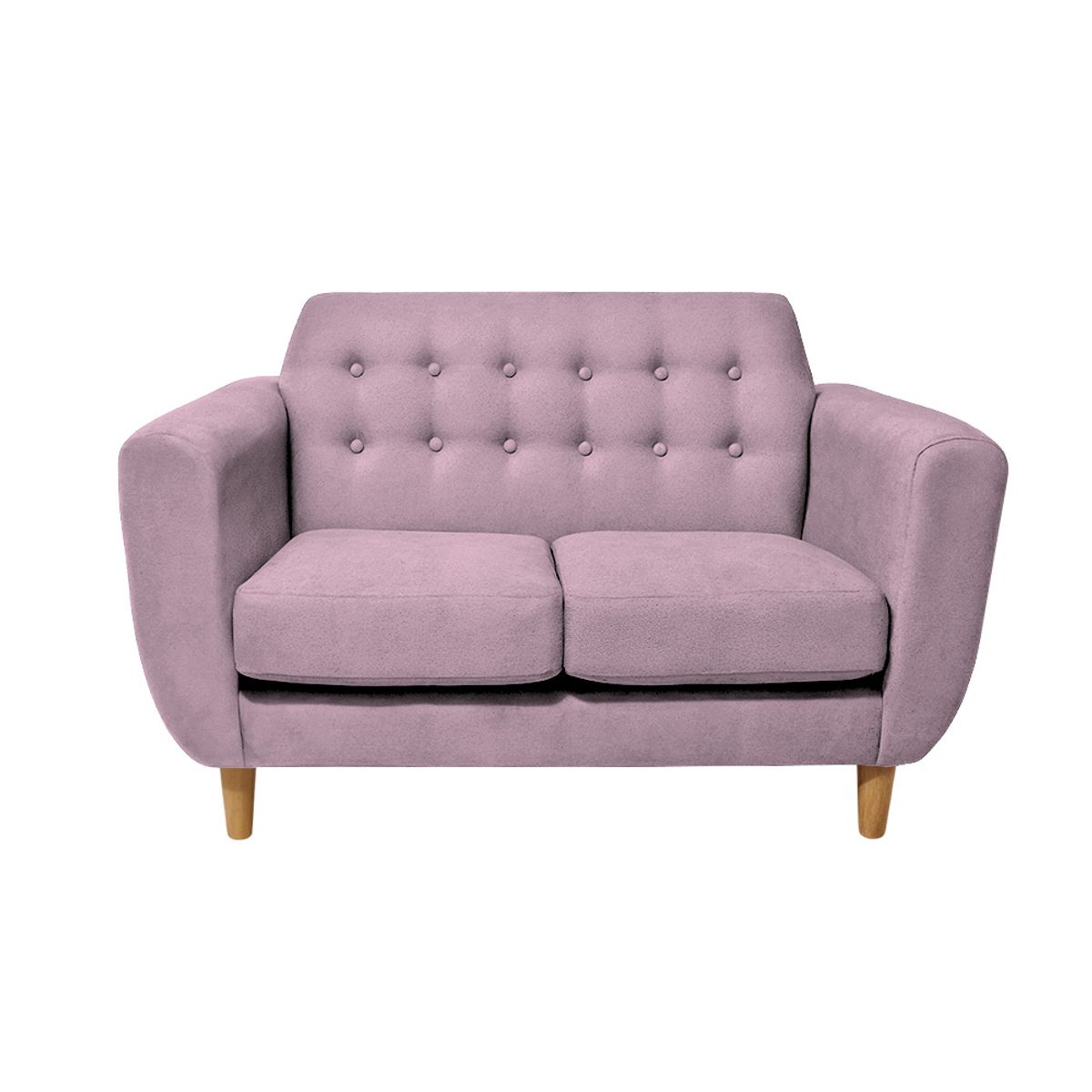 BARAKA HOME - Sofá Vintage Sofía 2 Cuerpos - Rosado