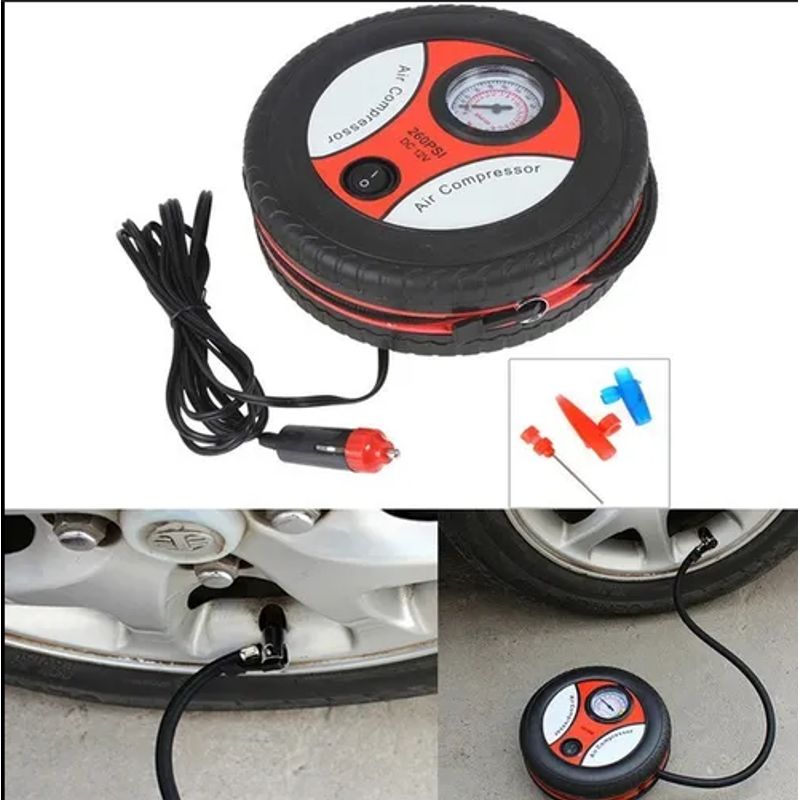 GENERICO - Mini Compresor De Aire Para Auto Inflador Portatil