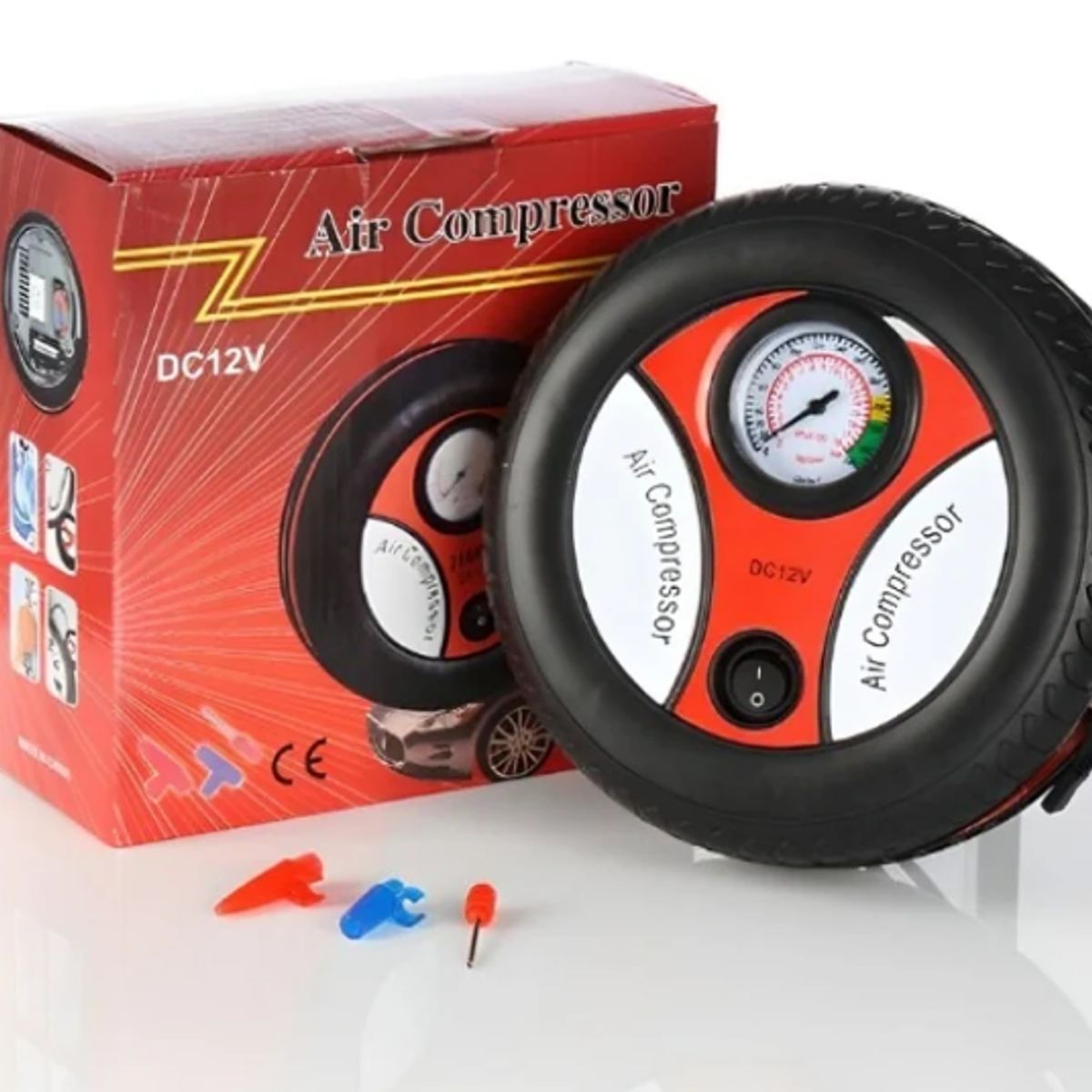 GENERICO - Mini Compresor De Aire Para Auto Inflador Portatil