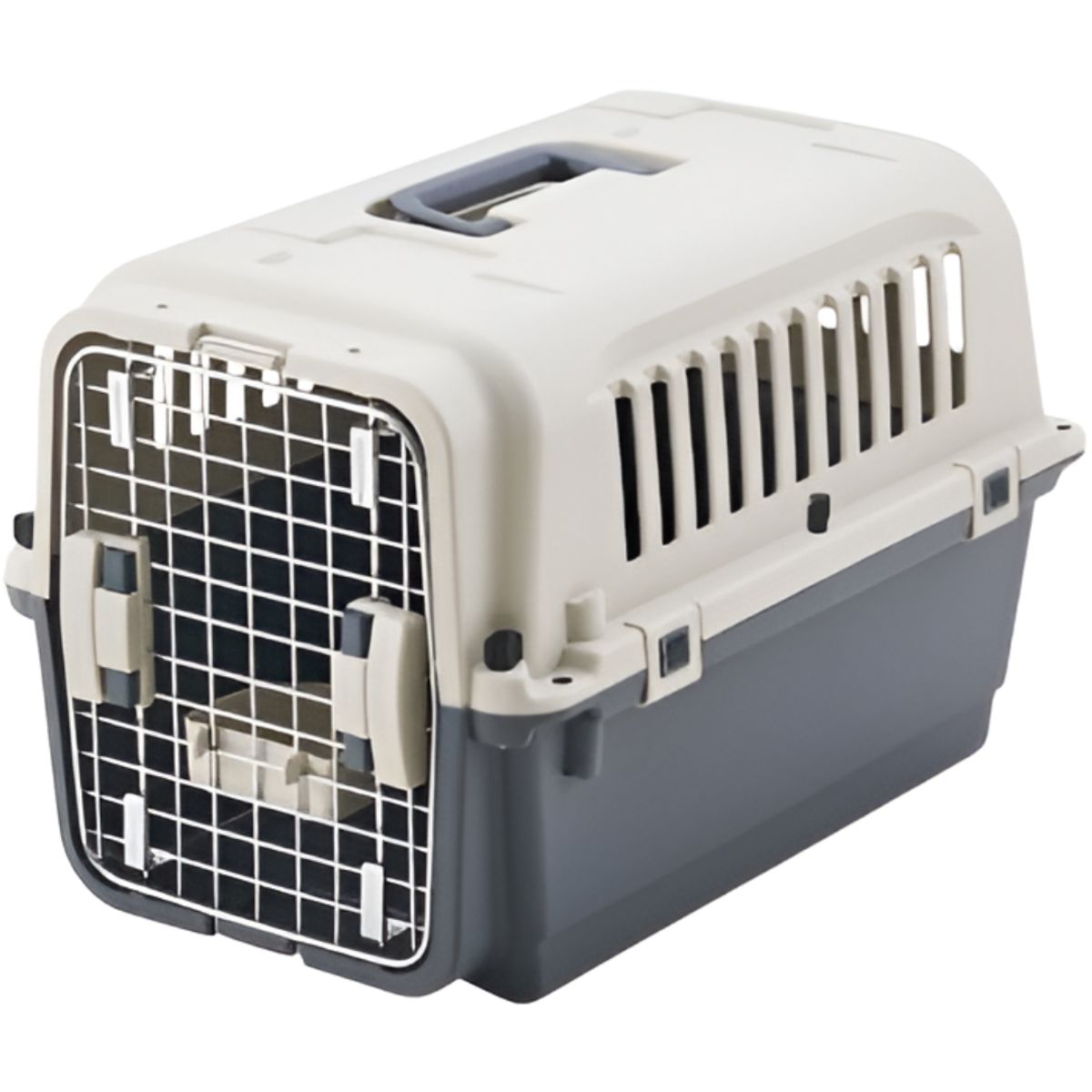 GENERICO - TRANSPORTADORA CON PUERTA CROMADA L-80 MASCOTA PERRO GATO