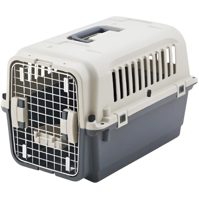 GENERICO - TRANSPORTADORA CON PUERTA CROMADA L-80 MASCOTA PERRO GATO