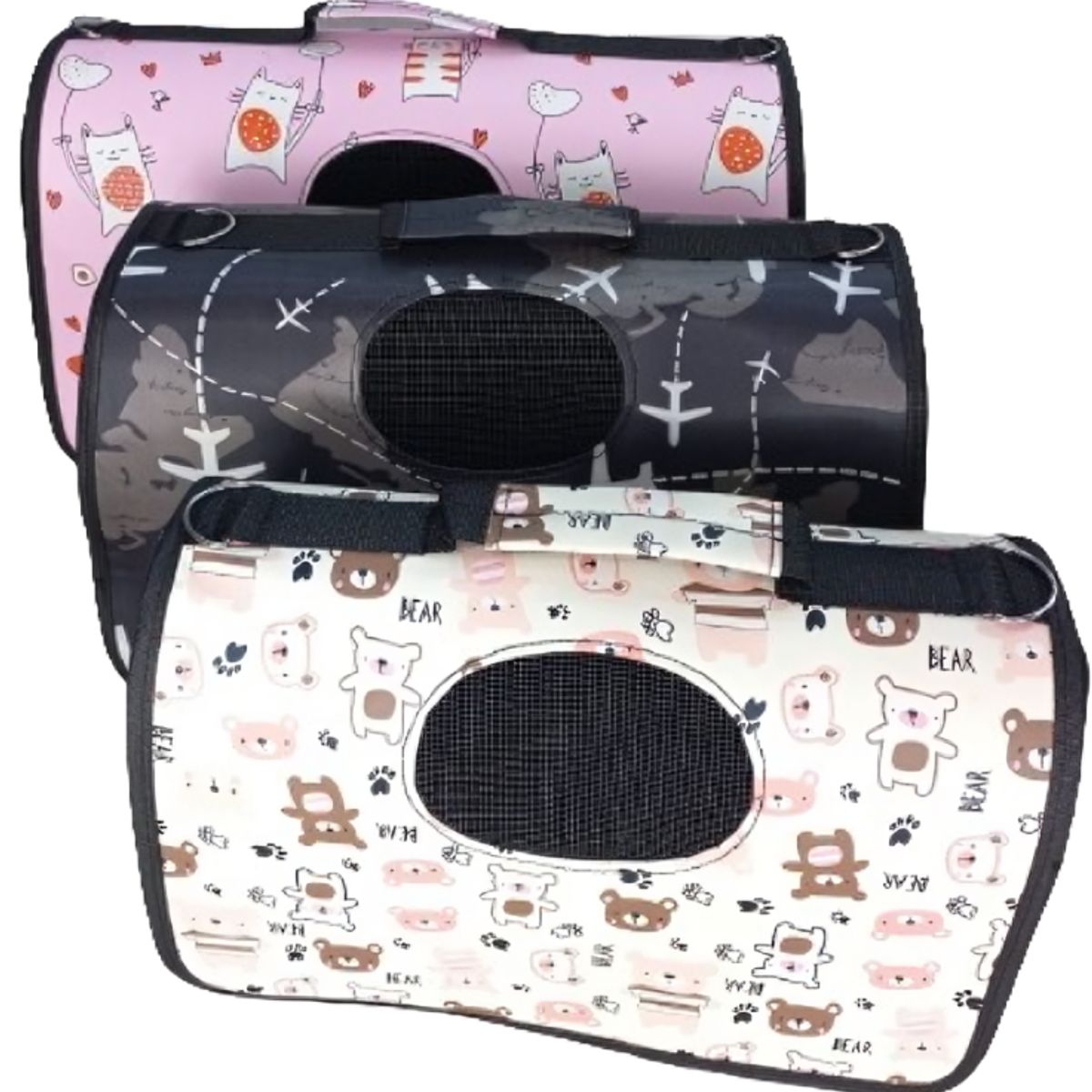 GENERICO - TRANPORTADORA DE CUERINA M MASCOTA PERRO GATO