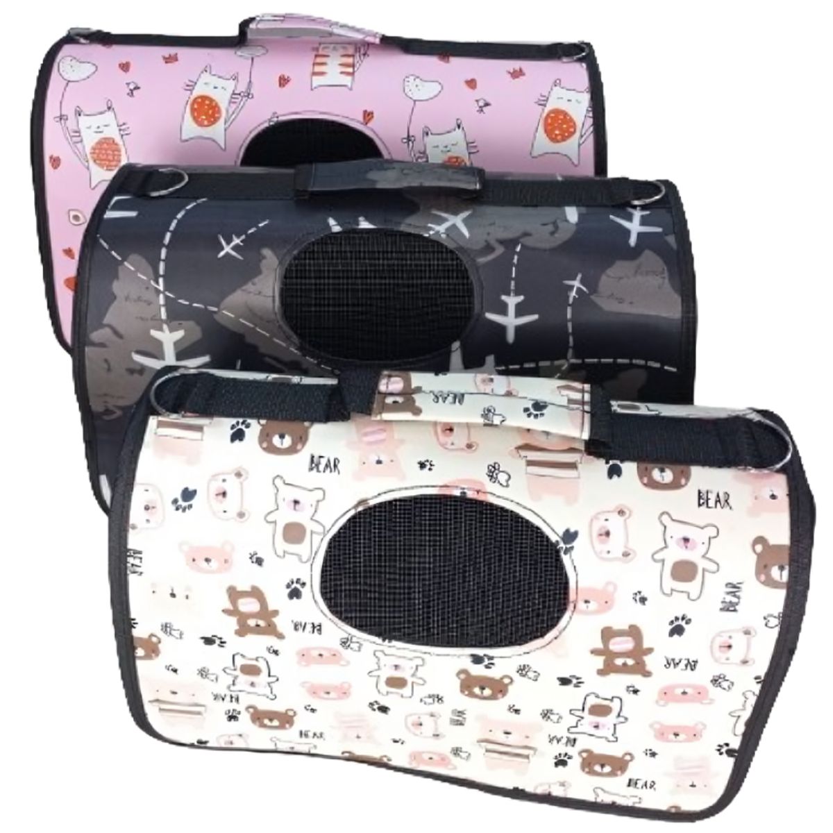 GENERICO - TRANPORTADORA DE CUERINA M MASCOTA PERRO GATO