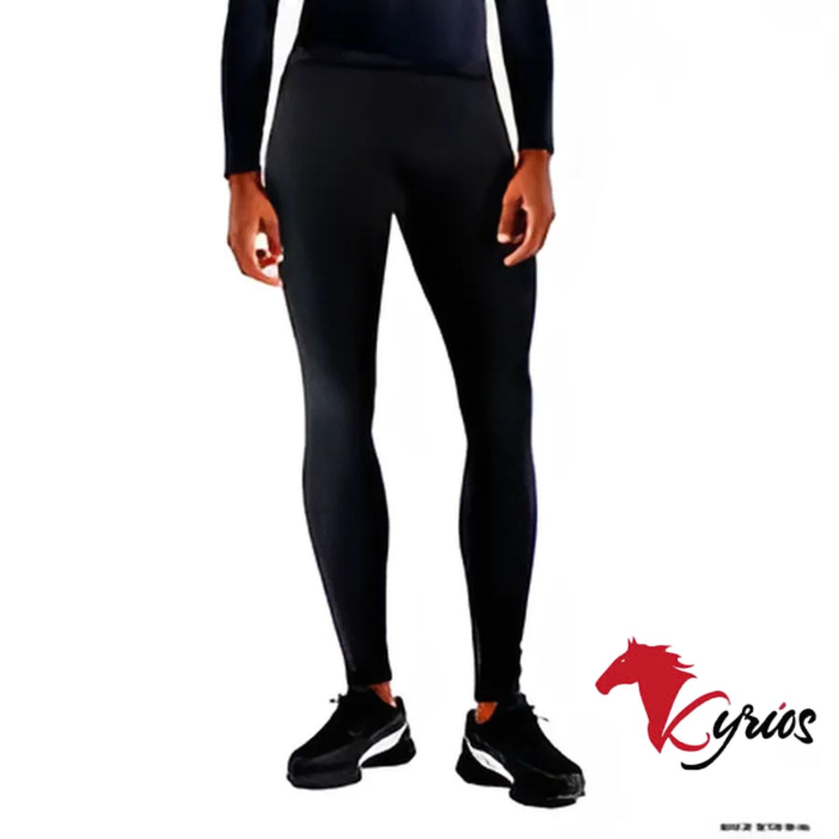 NO LOGO - Pantalón Leggins Para Hombre Color Negro