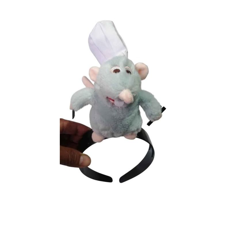 GENERICO - Vincha banda diadema de ratatouille peluche para cabello
