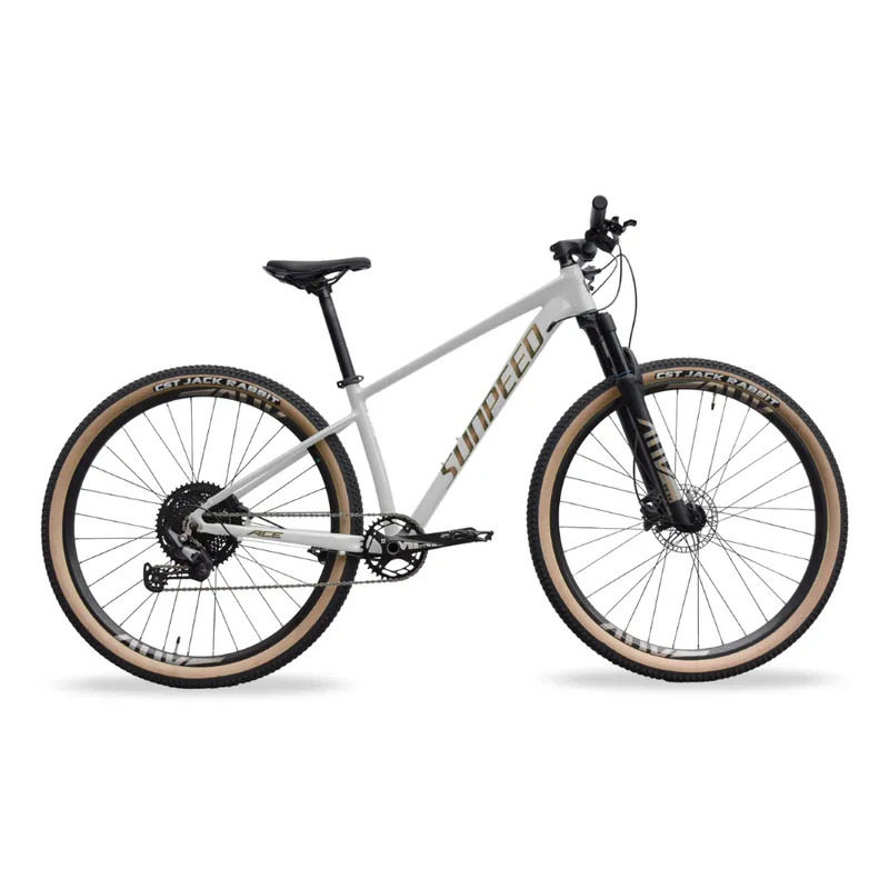 SUNPEED - Bicicleta de montaña Sunpeed Ace Pro aro 29 blanco