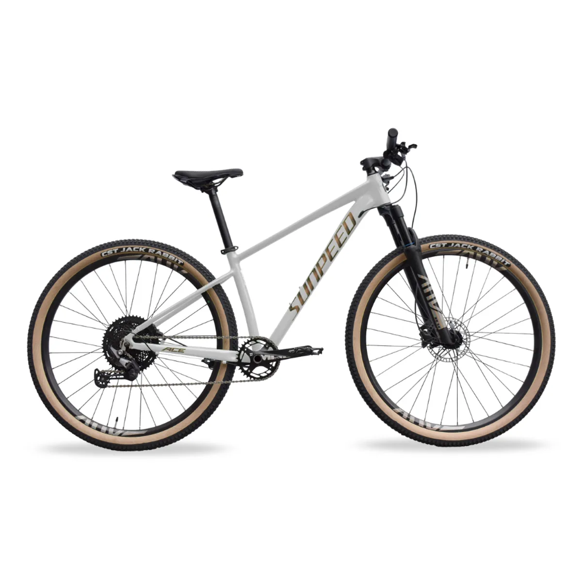 SUNPEED - Bicicleta de montaña Sunpeed Ace Pro aro 29 blanco