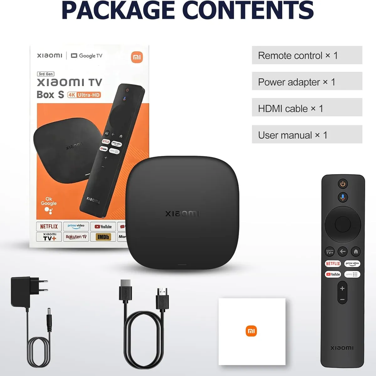 XIAOMI - Xiaomi Mi Tv Box S 3ra GEN Con Google Tv Ultra 4K Chromecast