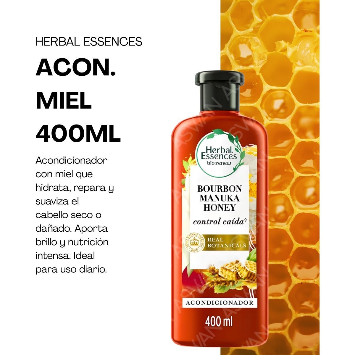 GENERICO - ACONDICIONADOR MIEL 400ML - HERBAL ESSENCES
