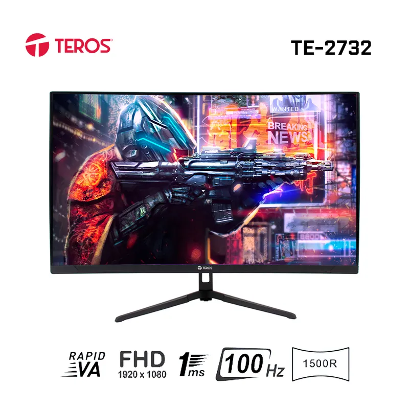 TEROS - Monitor Teros TE-2732S 27 VA 100Hz Full HD HDMI DPVESAFREESYNC