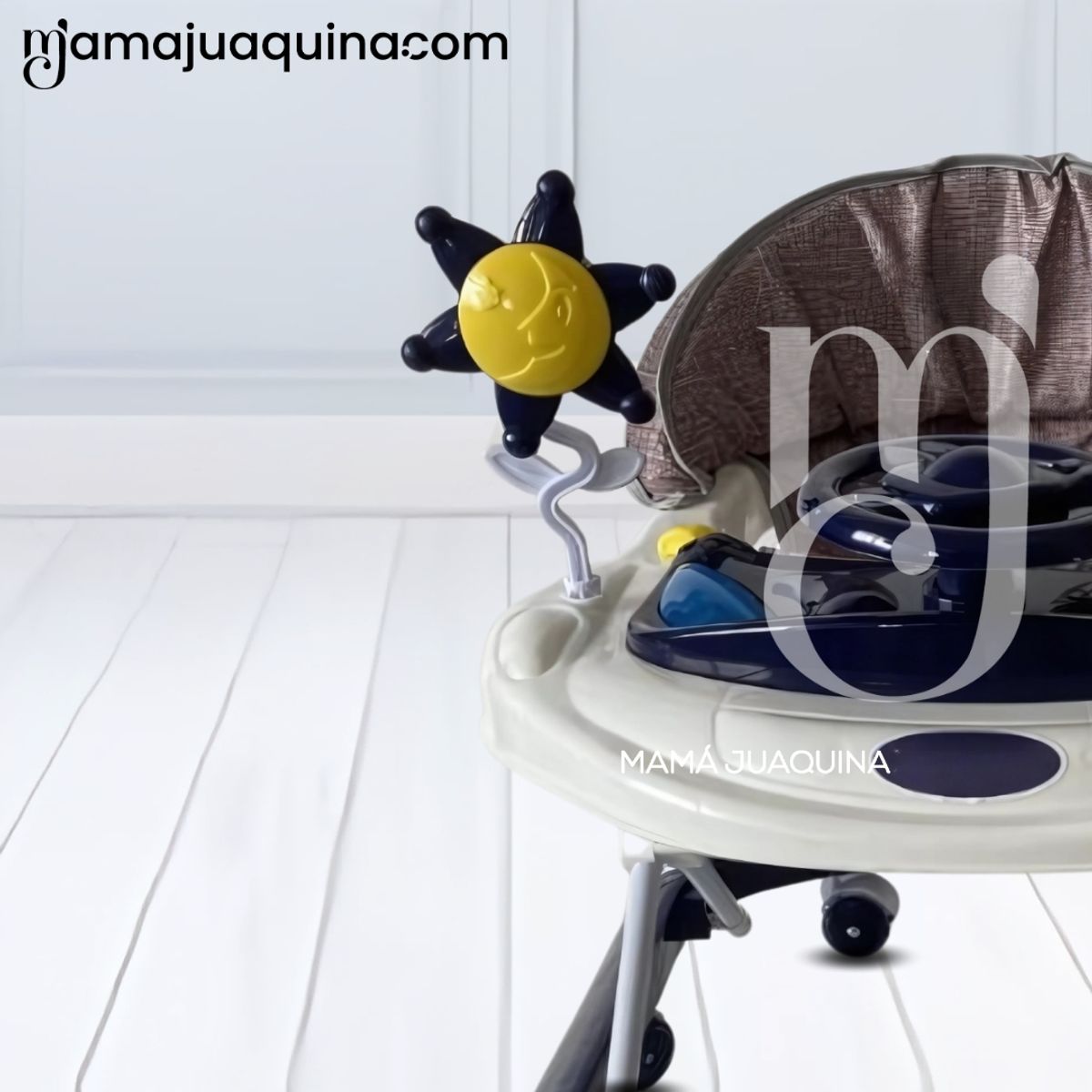 BABY - Andador Interactivo para Bebés «FLOWAY» Pegable Dark Blue