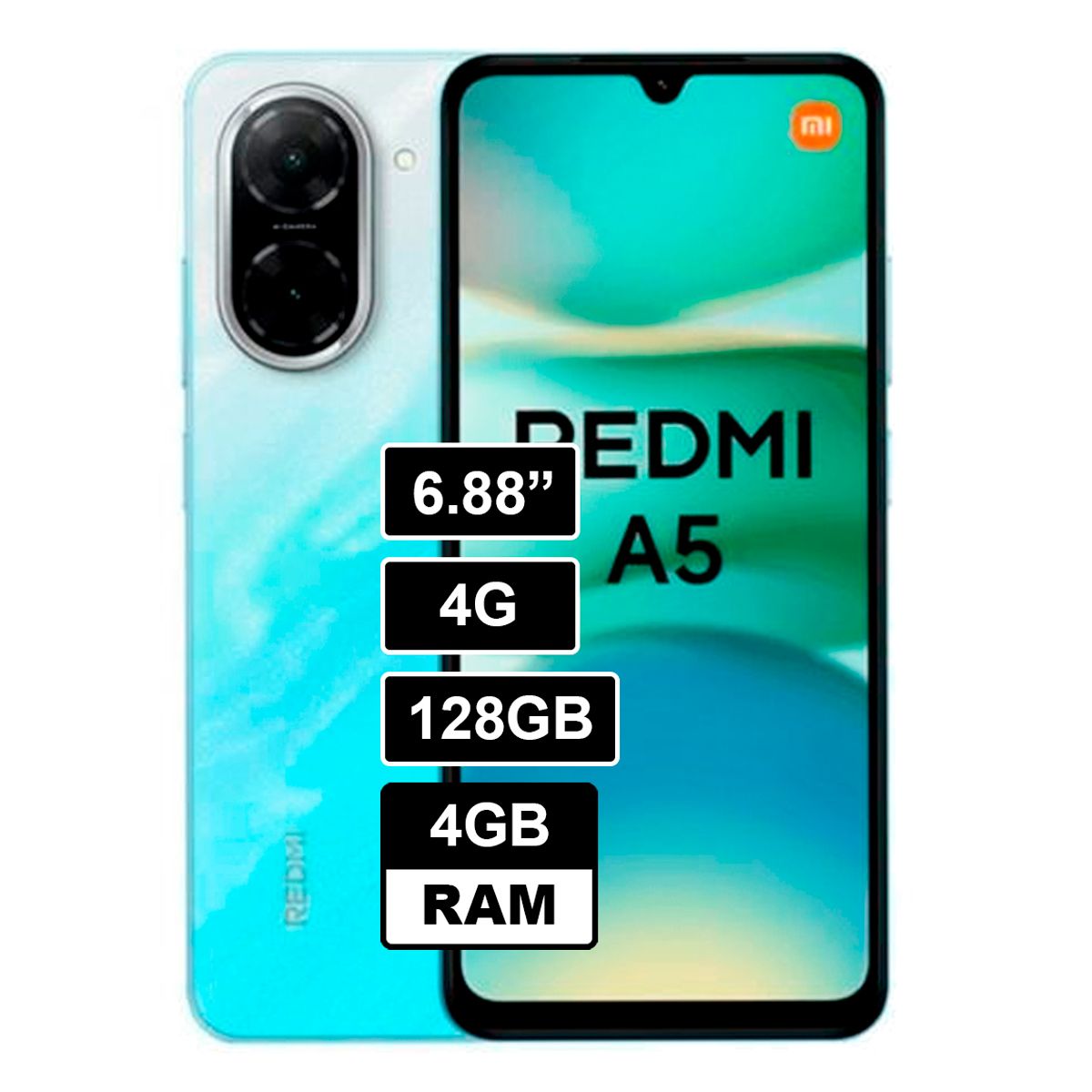 XIAOMI - CELULAR REDMI A5 4GB RAM  128GB AZUL