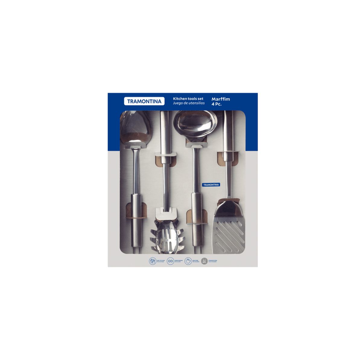 TRAMONTINA - JUEGO DE UTENSILLO X 4 PIEZAS MARFIM -10286531