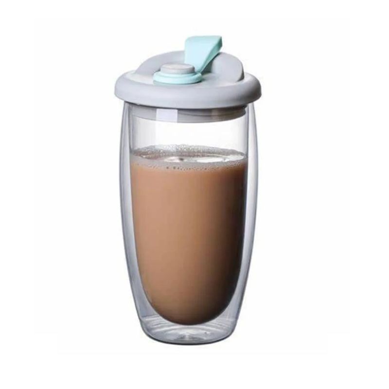 HYGGE - Tomatodo de Vidrio Doble Pared 700 ml