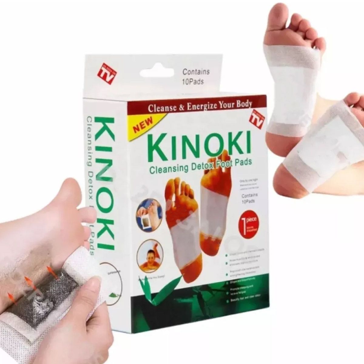 GENERICO - PACK X10 PARCHES KINOKI ORIGINAL