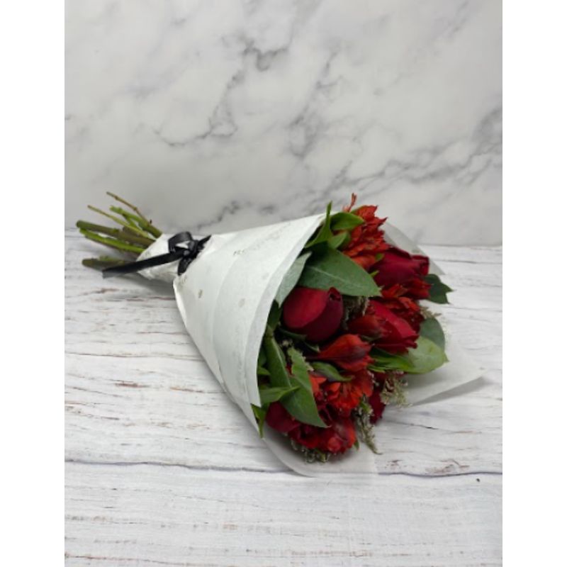 FLORALIA - Arreglo de Flores - Ramo 6 Rosas Rojas - Rosas