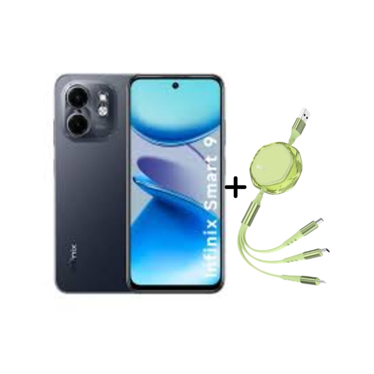 INFINIX - INFINIX SMART 9 NEGRO - 3+3RAM 128GB+(OBSEQUIO DATA DE CABLE) - REGISTRADO