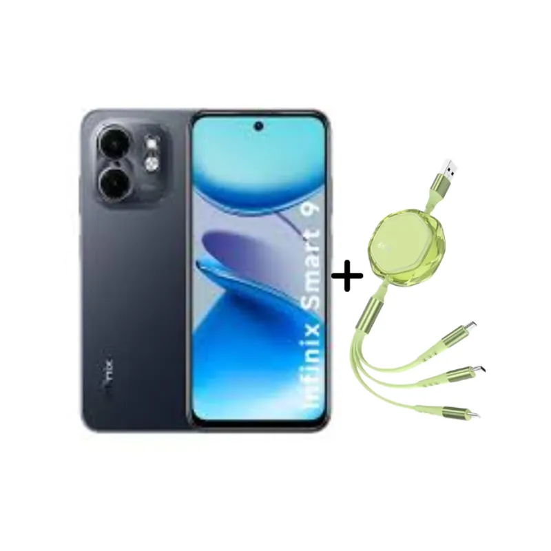 INFINIX - INFINIX SMART 9 NEGRO - 3+3RAM 128GB+(OBSEQUIO DATA DE CABLE) - REGISTRADO