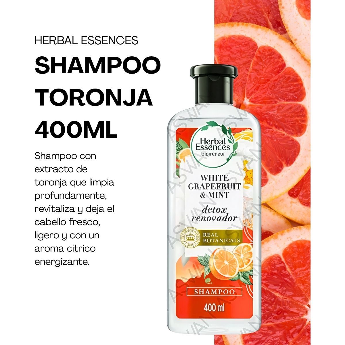 GENERICO - SHAMPOO TORONJA 400ML - HERBAL ESSENCES