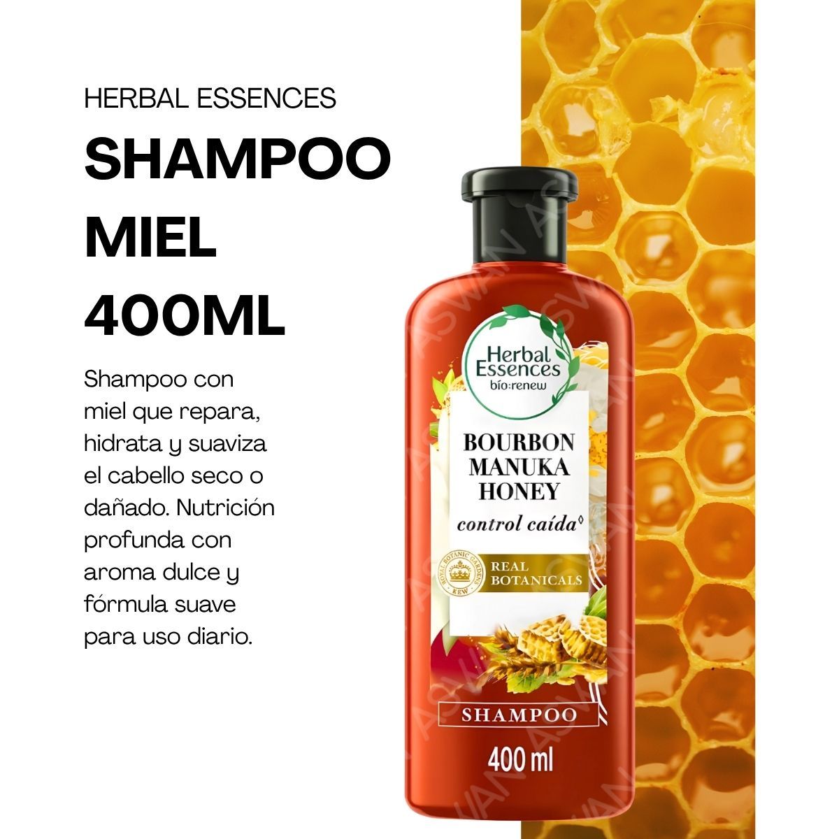 GENERICO - SHAMPOO MIEL 400ML - HERBAL ESSENCES