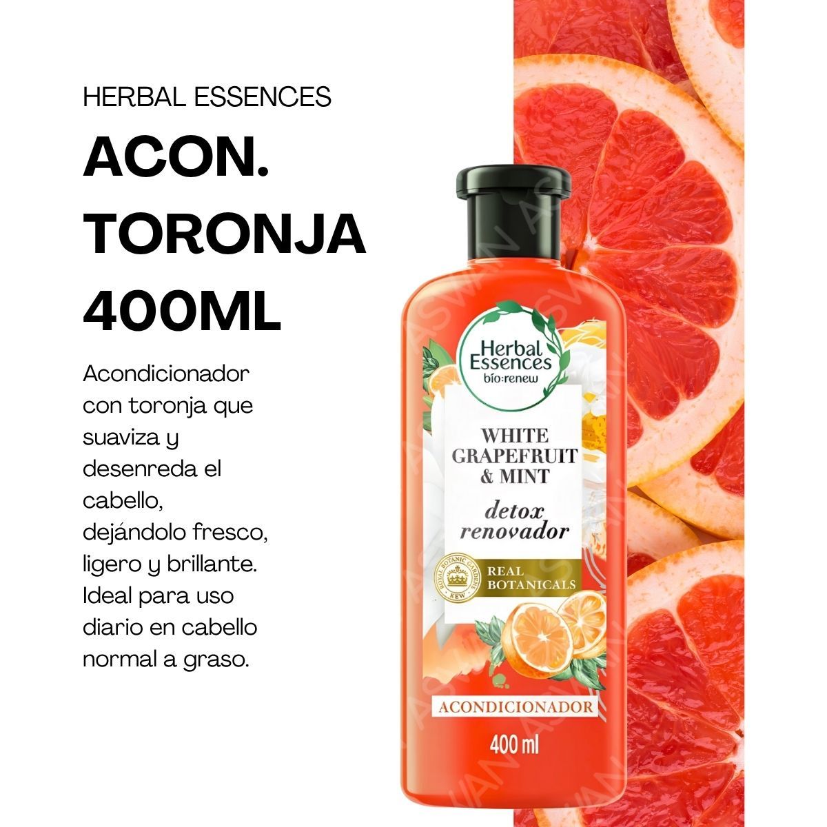 GENERICO - ACONDICIONADOR TORONJA 400ML - HERBAL ESSENCES