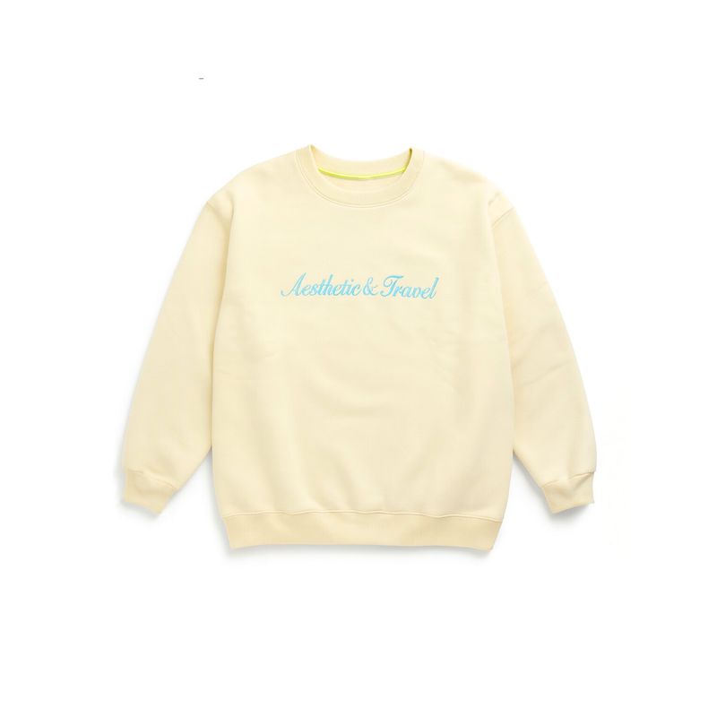 GENERICO - POLERA MUJER AESTHETIC TRAVEL MANTEQUILLA